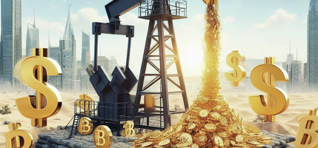 Bitcoin mining at oil wells