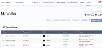 Latium Payment Proof Photo Earnings